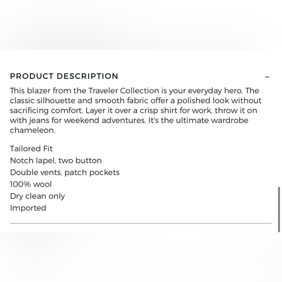 NWOT Jos.A.Bank Traveler Sport Coat - Picture 8 of 8